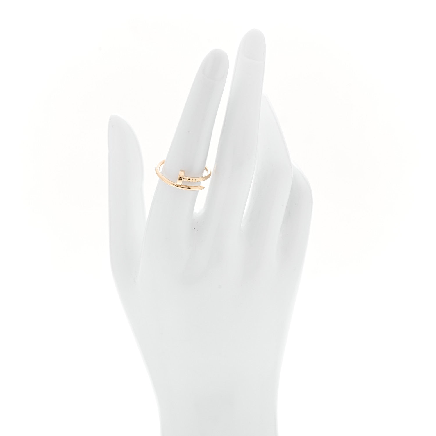 Cartier 18K Yellow Gold Small Juste Un Clou Ring 55 7.25 2 of 5