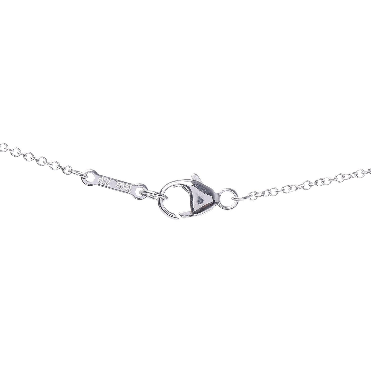 18K White Gold Diamond Paloma's Graffiti Love Pendant Necklace
