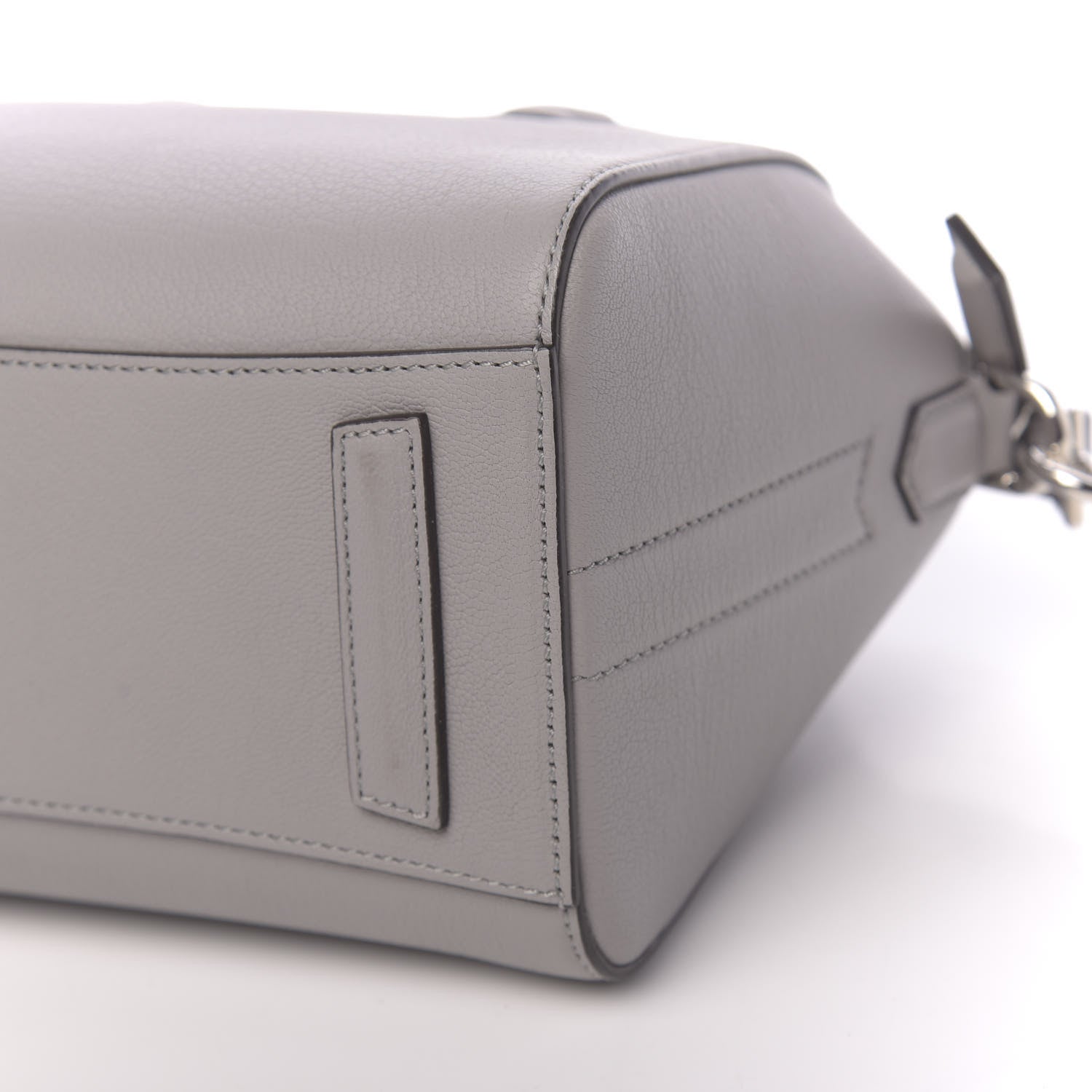 Givenchy Sugar Goatskin Mini Antigona Pearl Grey 9 of 10