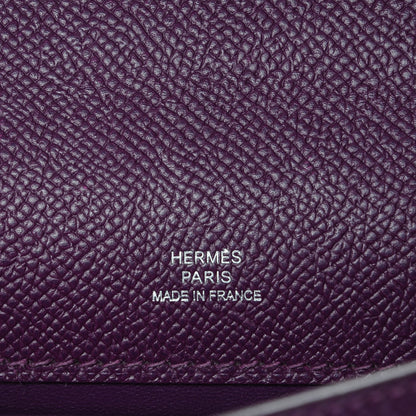 Hermes Epsom Kelly Pochette Clutch Anemone 7 of 20