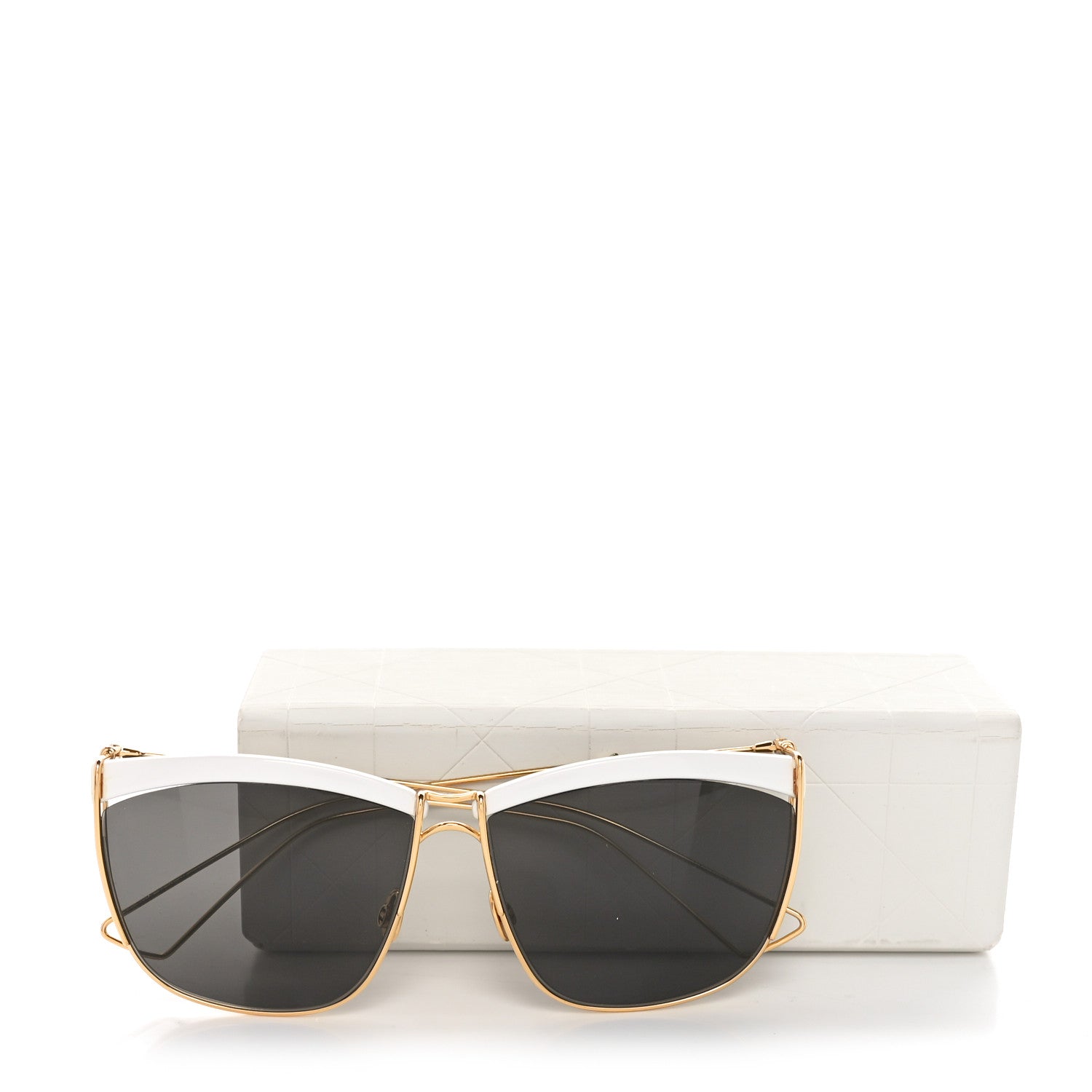 Christian Dior Metal So Electric Sunglasses Gold White 7 of 7