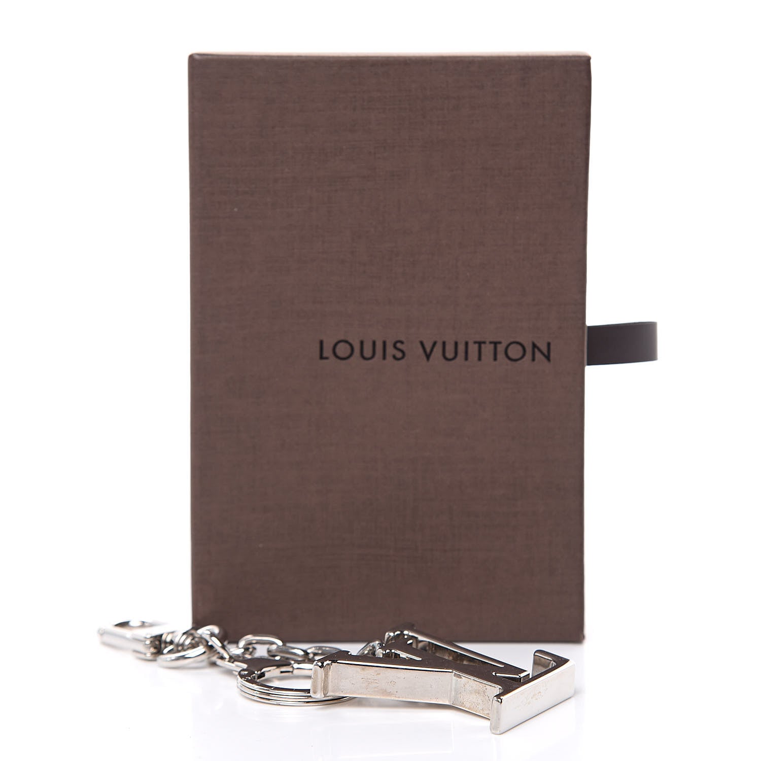 Louis Vuitton LV Facettes Bag Charm Key Holder Silver 4 of 4