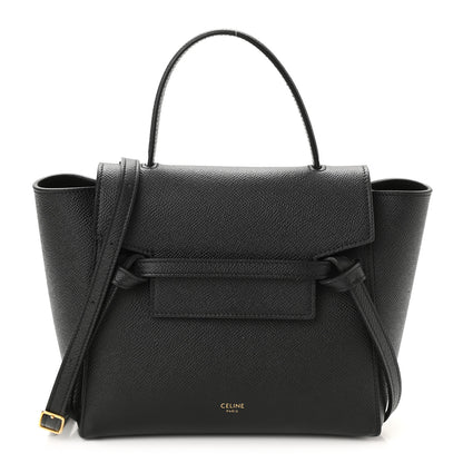 Celine Grained Calfskin Nano Belt Bag Black 1 of 10