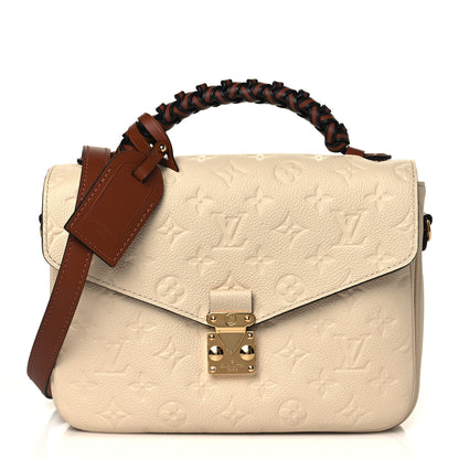 Louis Vuitton Empreinte Braided Pochette Metis Creme Beige Caramel 1 of 9