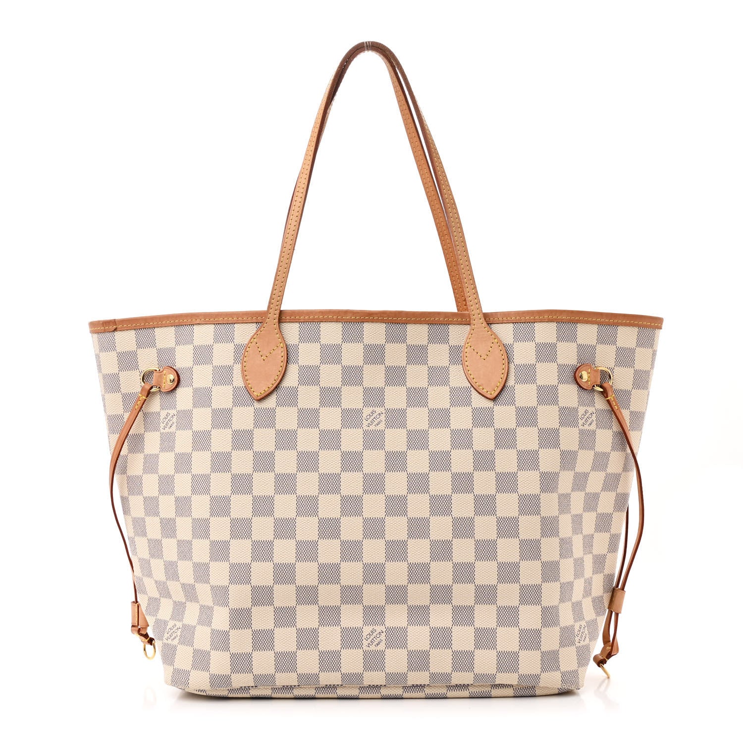 Louis Vuitton Damier Azur Neo Neverfull MM Rose Ballerine 1 of 12