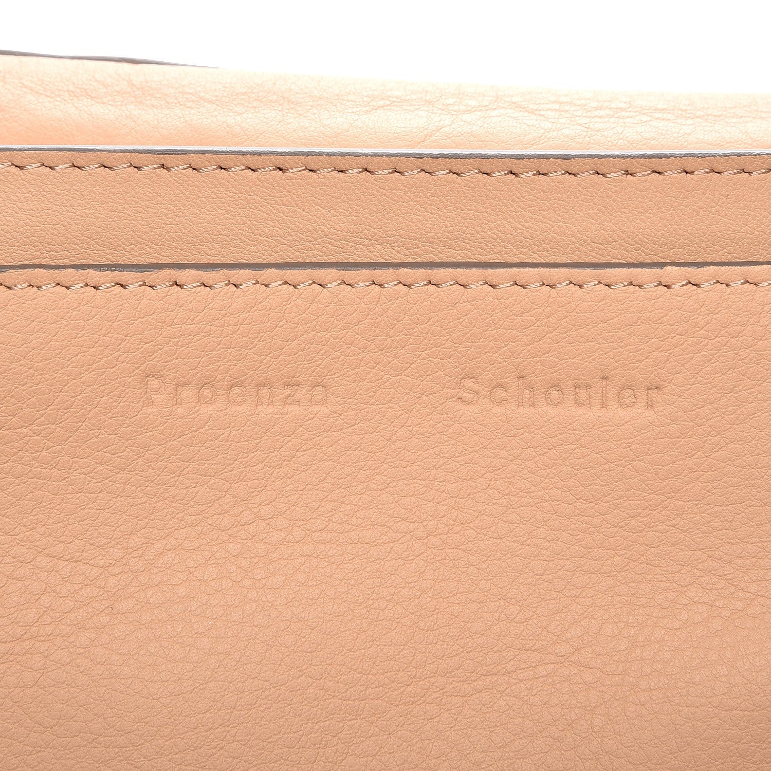 Proenza Schouler Calfskin Double Sided PS Courier Bag Mushroom 6 of 9