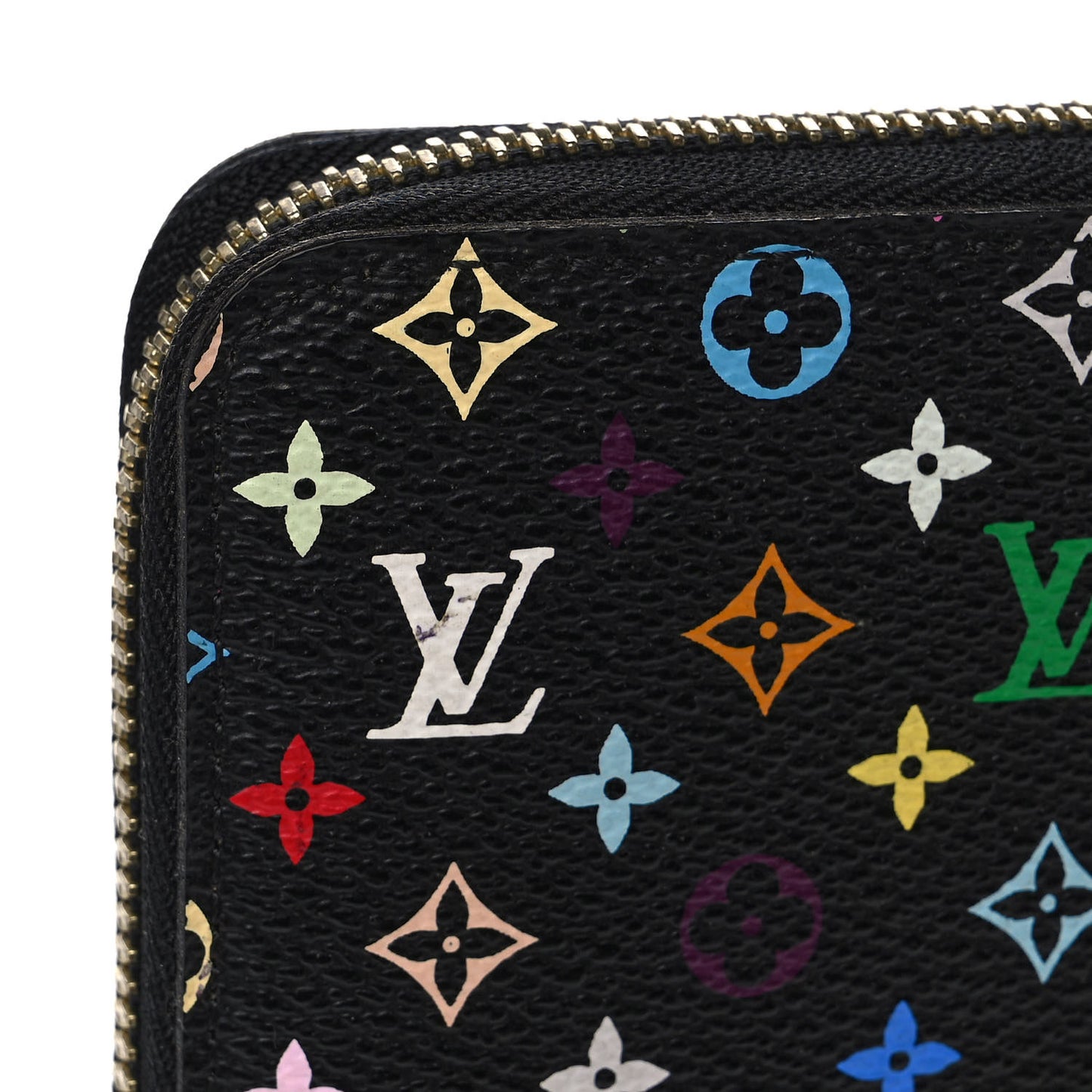 Monogram Multicolor Zippy Wallet Black Grenade