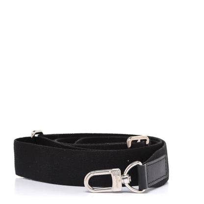 Louis Vuitton Canvas Adjustable Shoulder Strap Black 1 of 3