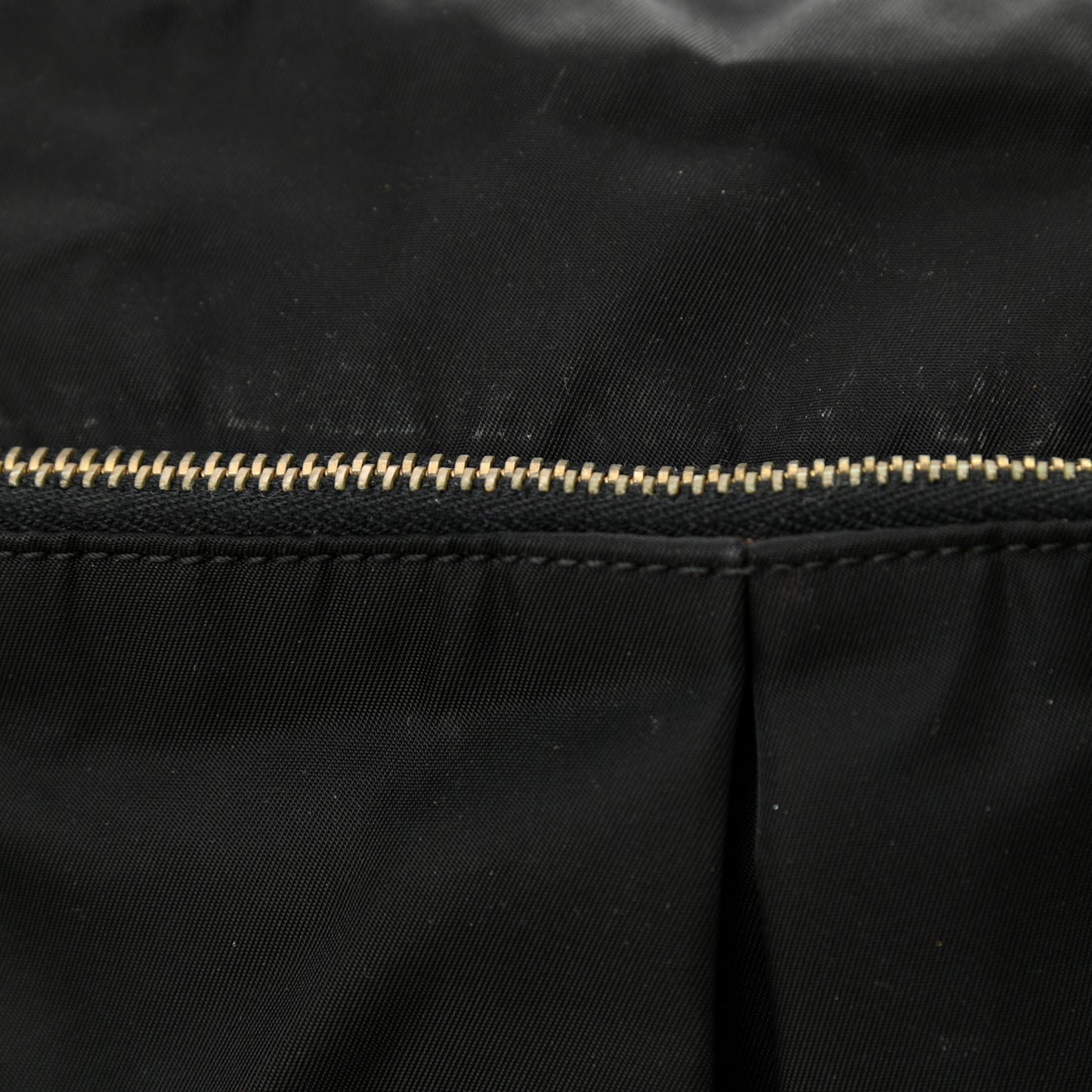 Tessuto Nylon Saffiano Messenger Bag Black