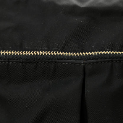 Prada Tessuto Nylon Saffiano Messenger Bag Black 9 of 9