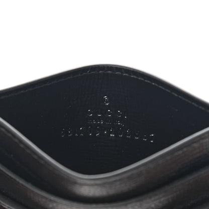 Balenciaga X GUCCI Canvas Azalea Calfskin Flora Logo Print Neo Classic Card Holder White Multicolor Black 6 of 7