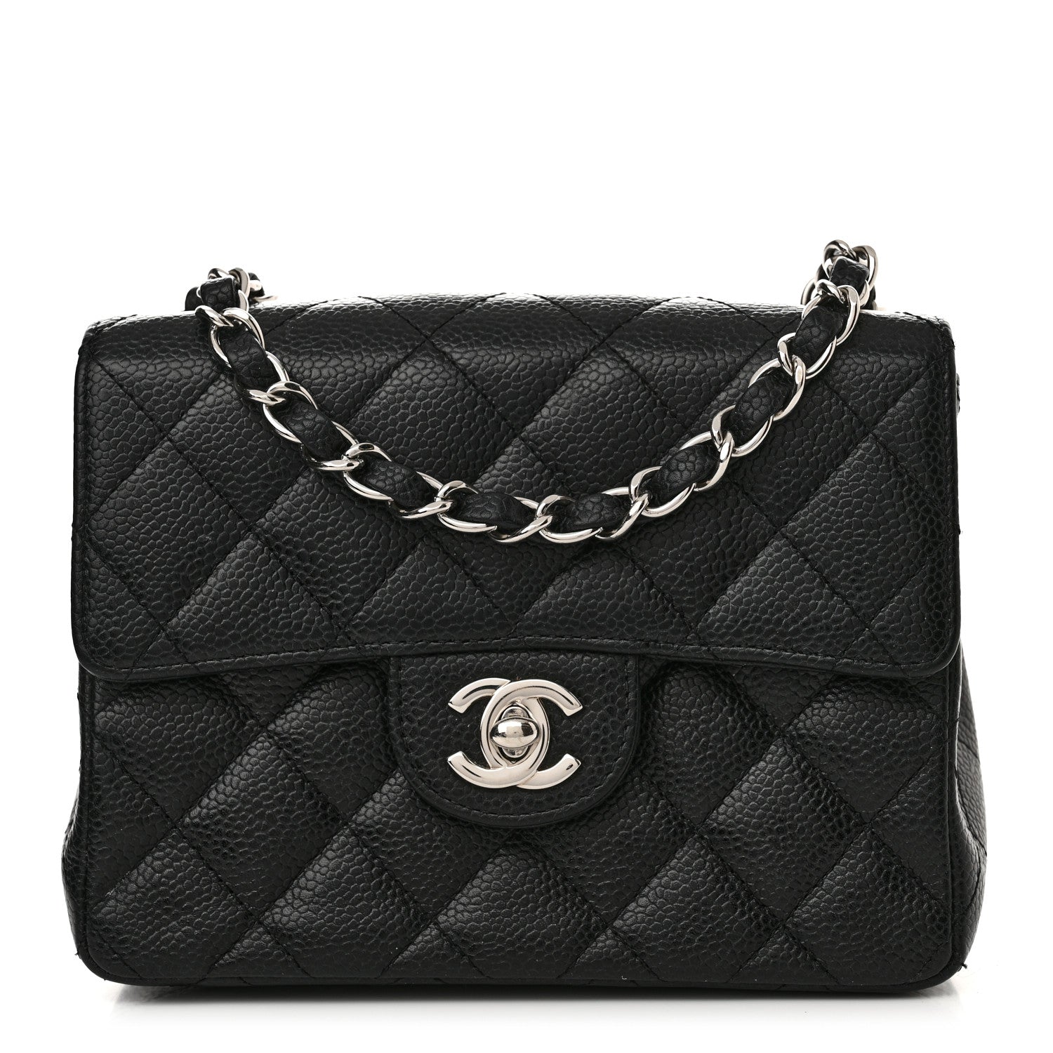 Chanel Caviar Quilted Mini Square Flap Black 1 of 14
