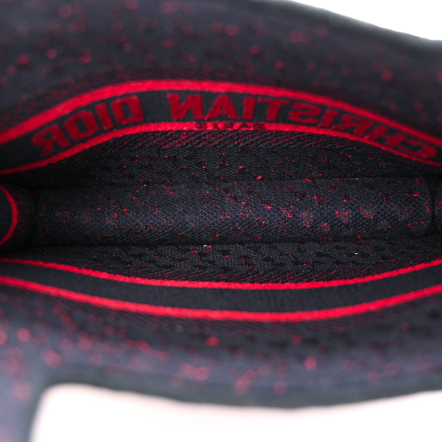 Christian Dior Canvas Embroidered Pop Heart I Love Paris Mini Book Tote Red Multicolor 5 of 11