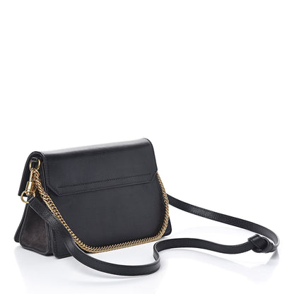 Givenchy Goatskin Suede Small GV3 Shoulder Bag Black 3 of 12
