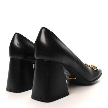 Gucci Malaga Kid Horsebit 75mm Pumps 39 Black 4 of 8
