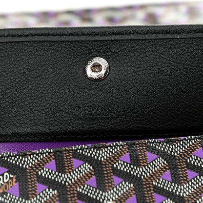 Goyard Goyardine Saint Louis Claire Voie GM Black Purple 8 of 11