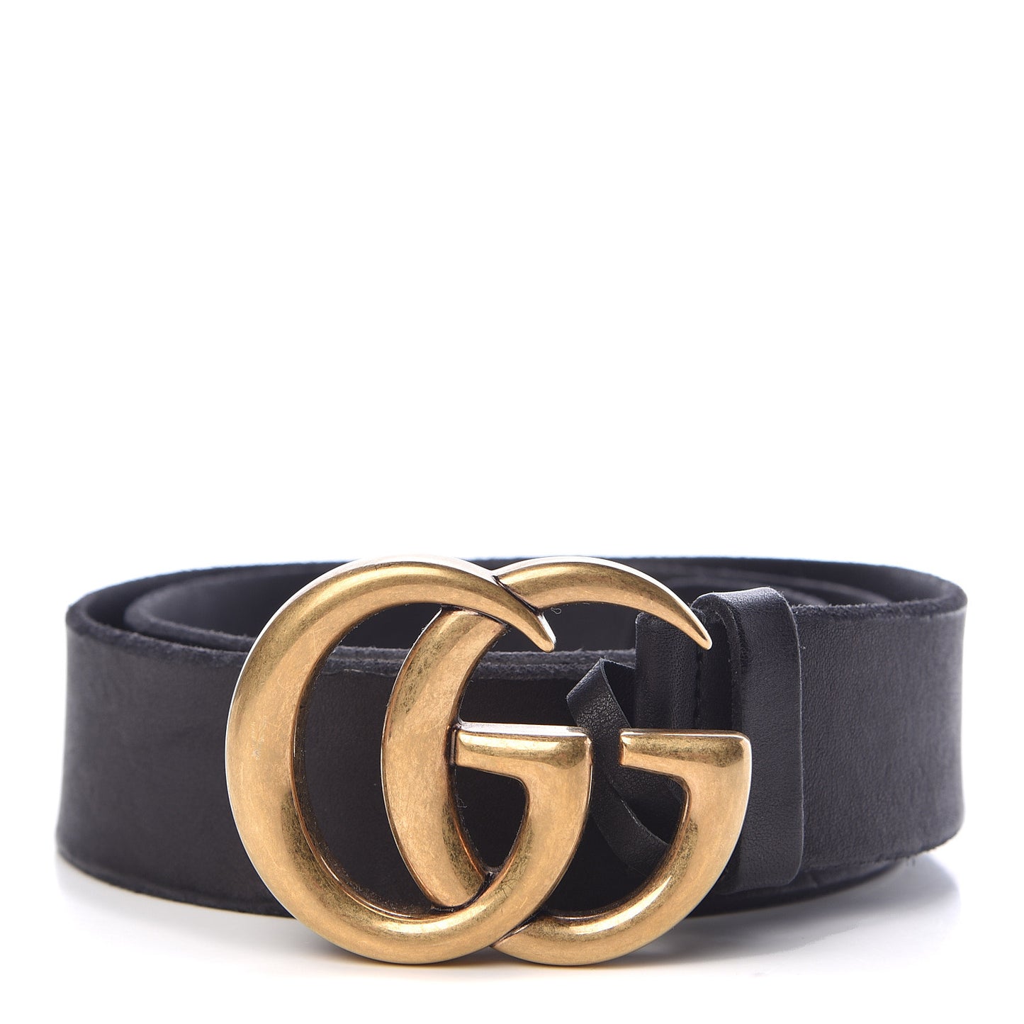 Faded Calfskin Double G 40mm Belt 85 34 Black