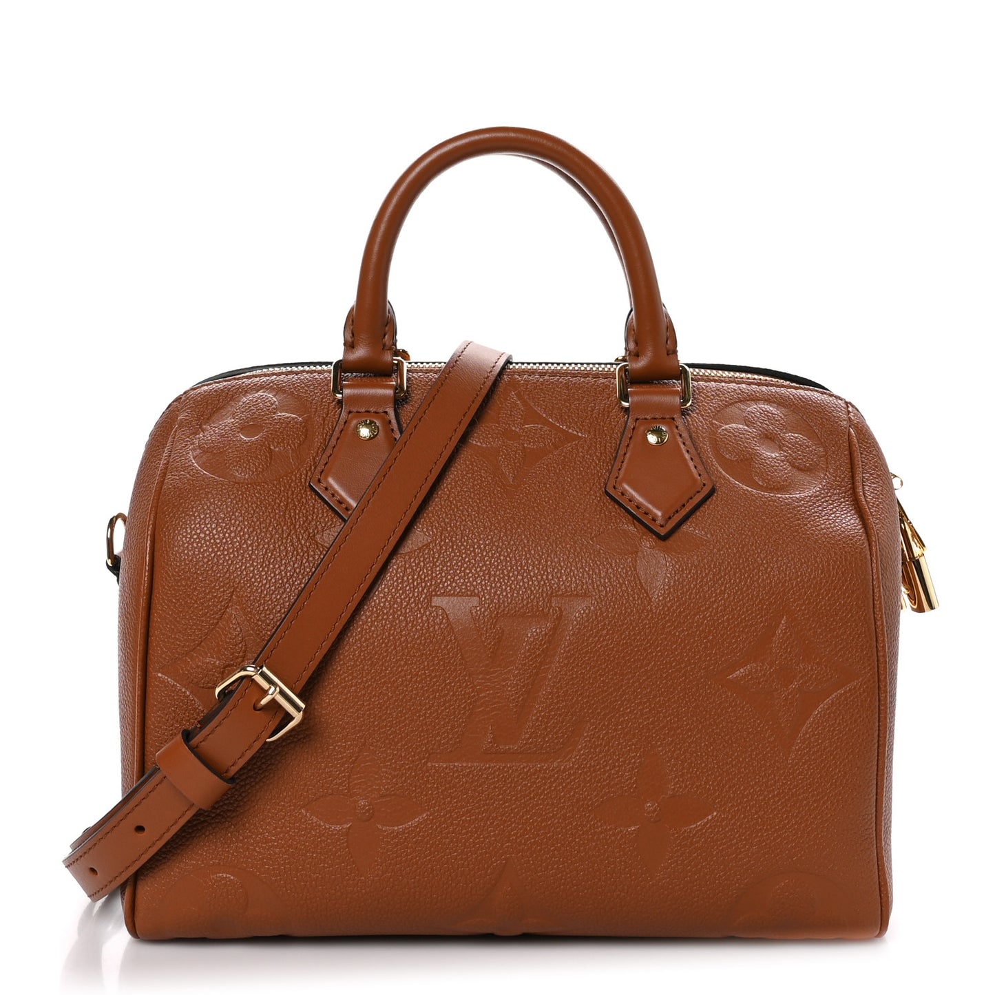 Empreinte Monogram Giant Speedy Bandouliere 25 Cognac