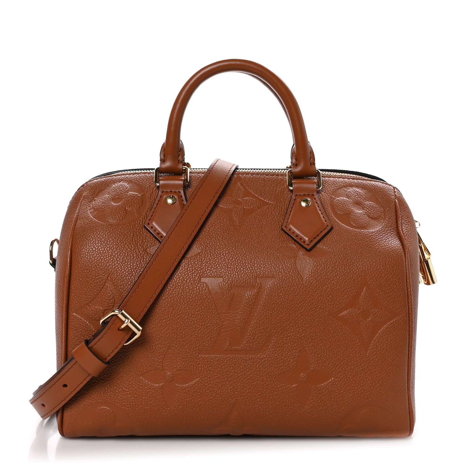 Louis Vuitton Empreinte Monogram Giant Speedy Bandouliere 25 Cognac 1 of 10