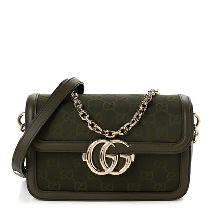 Gucci Monogram Small Gucci Go Shoulder Bag Luscious Green 1 of 11