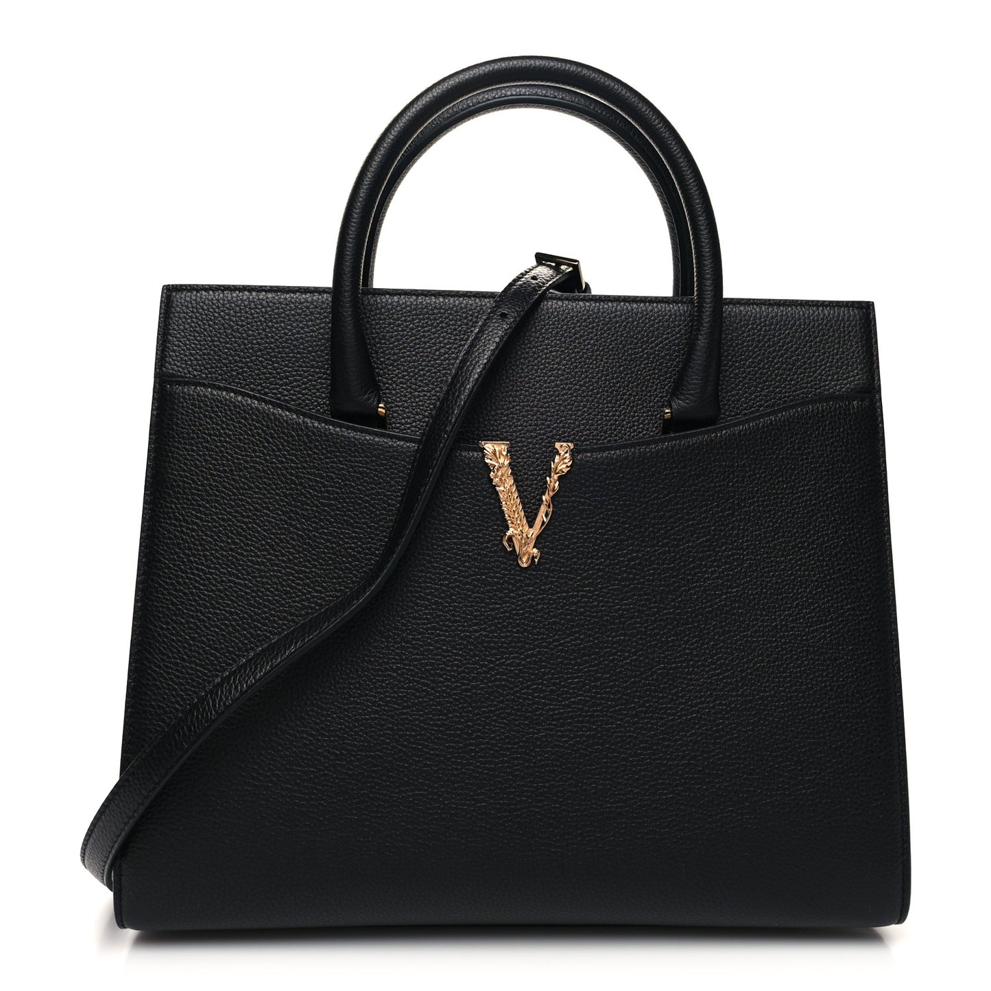 Calfskin Virtus Tote Black