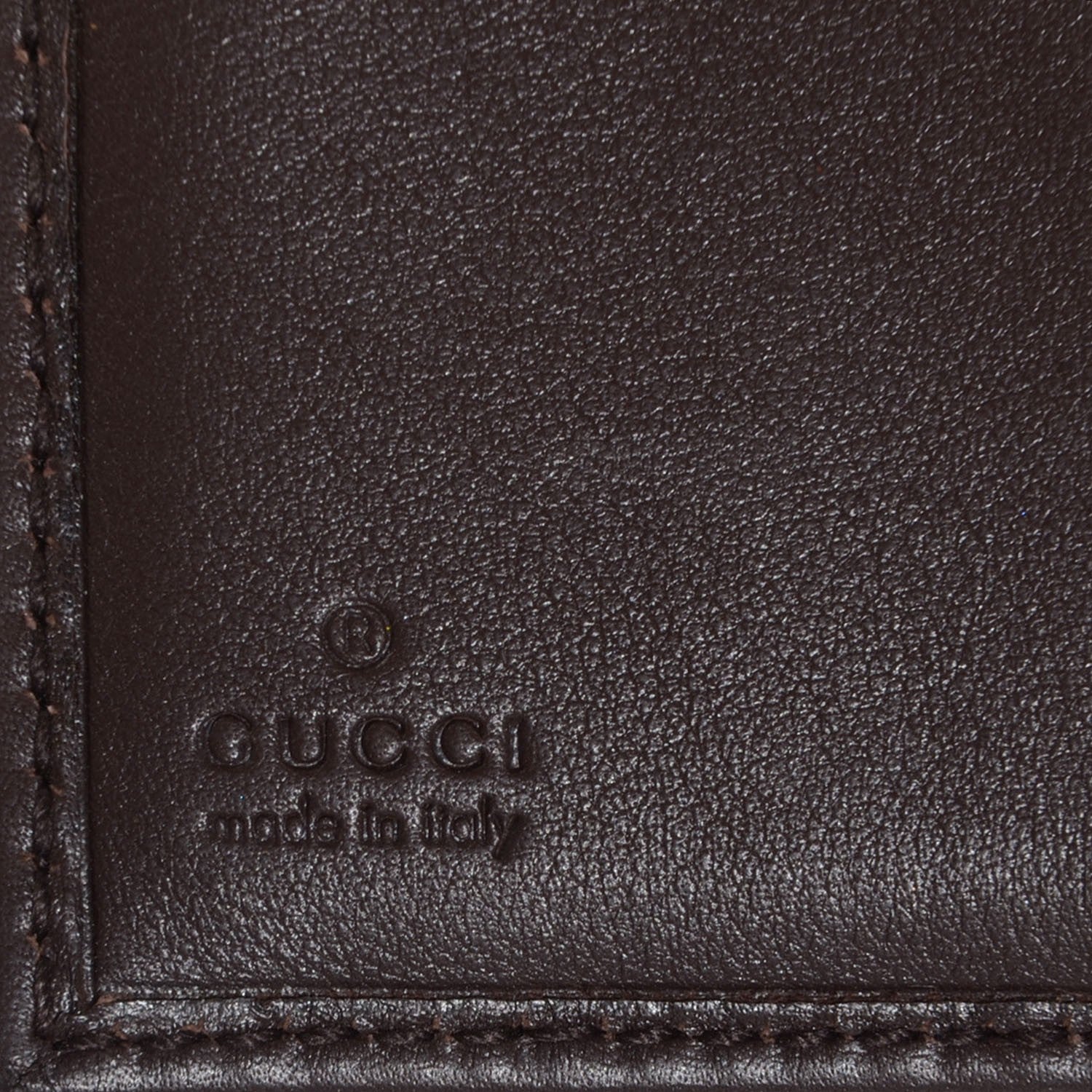 Gucci Guccissima Interlocking Icon French Wallet Dark Brown 6 of 8