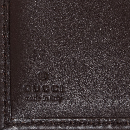 Gucci Guccissima Interlocking Icon French Wallet Dark Brown 6 of 8