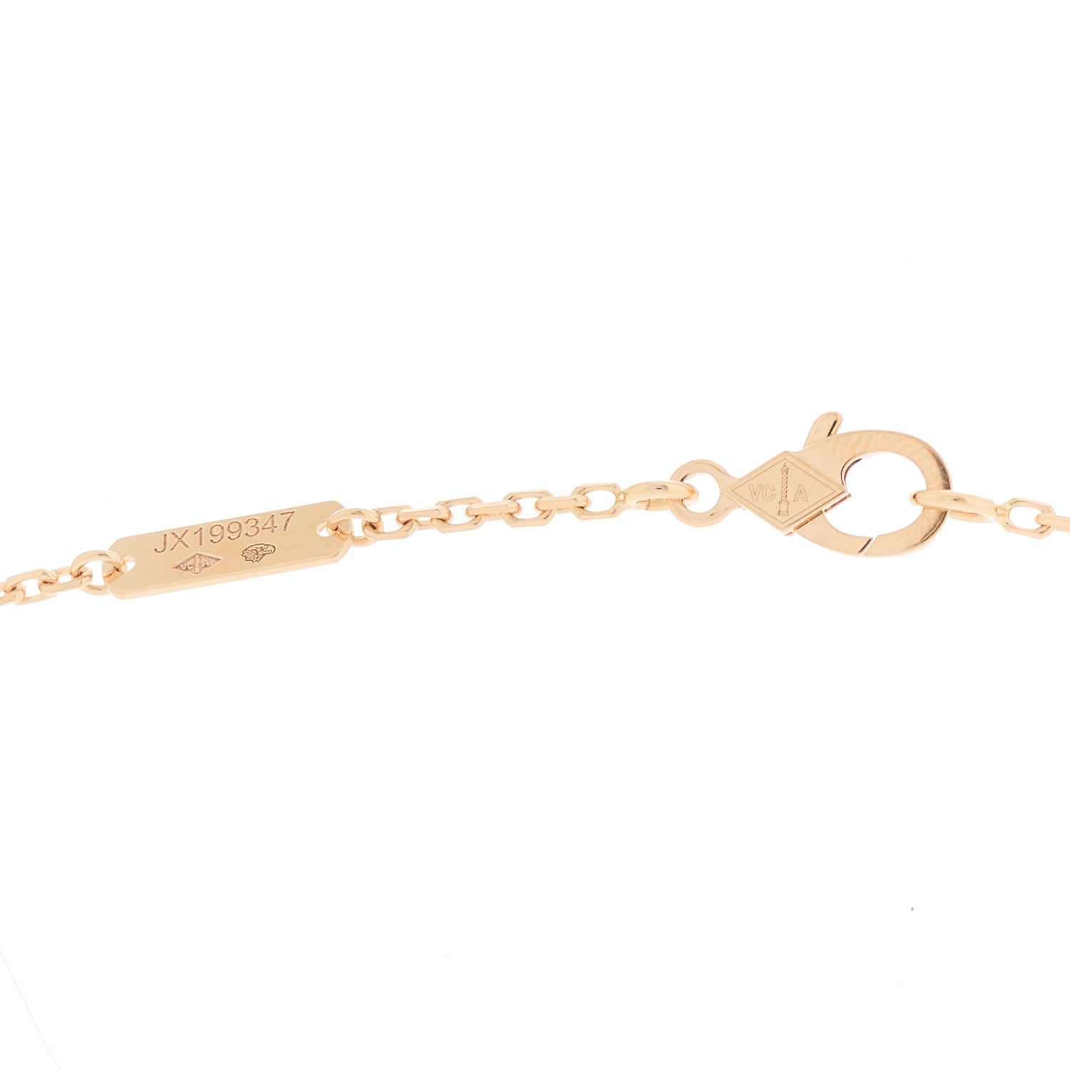 Van Cleef & Arpels 18K Rose Gold Diamond Pink Sapphire Two Butterfly Pendant Necklace 5 of 7