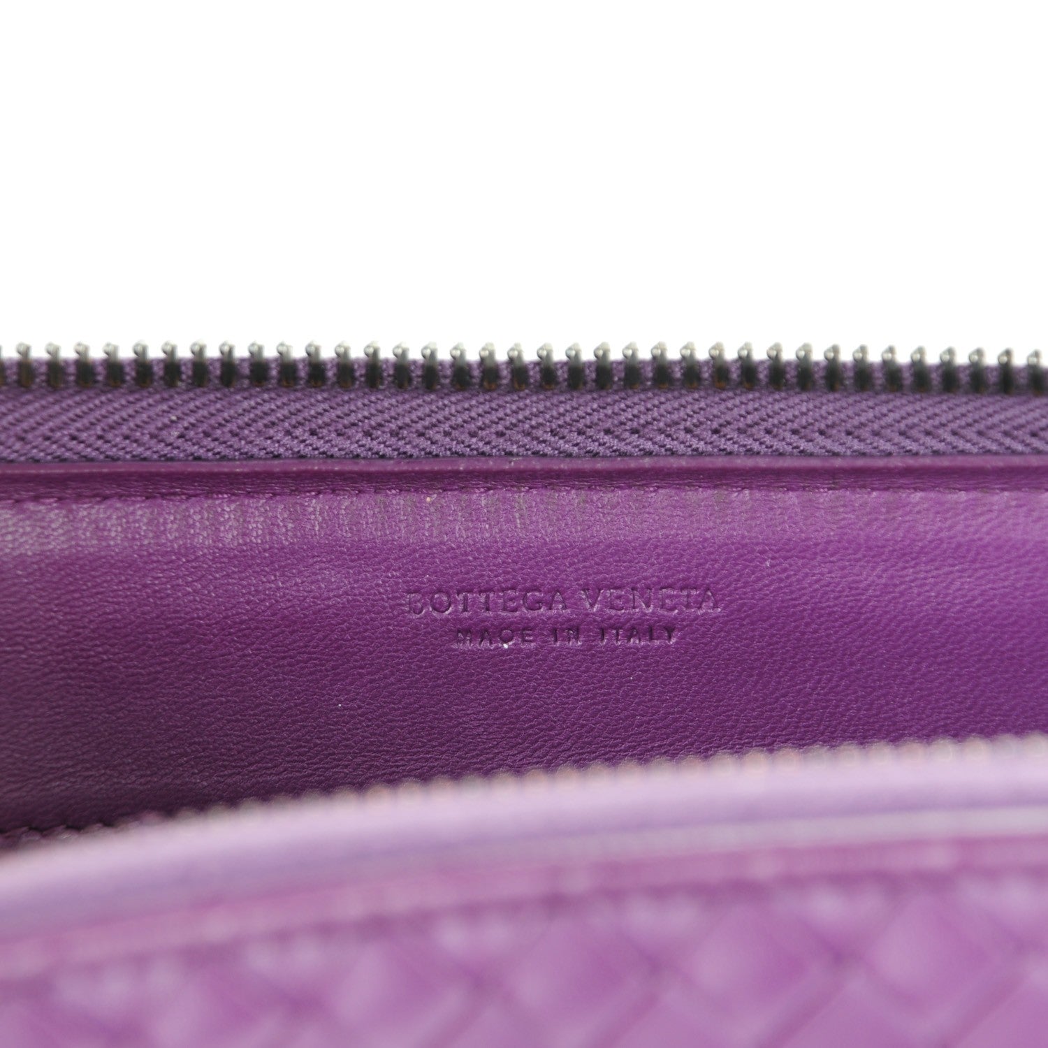 Bottega Veneta Nappa Intrecciato Zip Around Wallet Monalisa 6 of 8