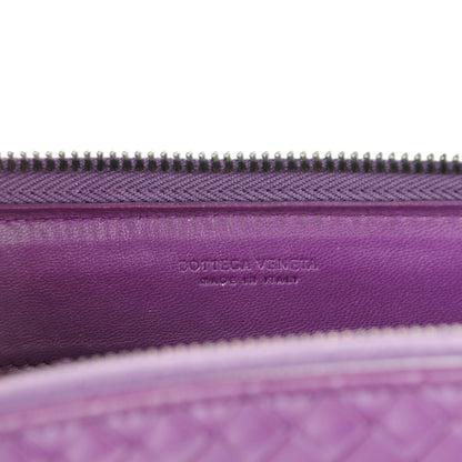 Bottega Veneta Nappa Intrecciato Zip Around Wallet Monalisa 6 of 8
