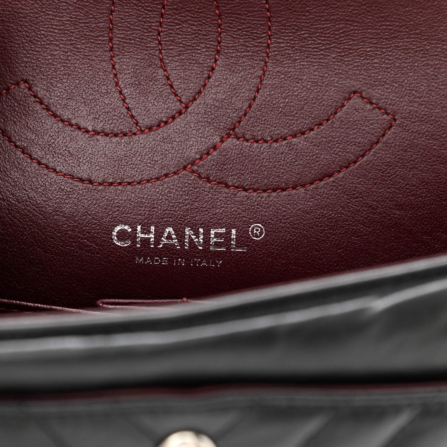 Chanel Aged Calfskin Chevron Quilted 2.55 Reissue 225 Flap So Black 6 of 10