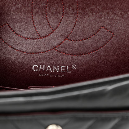Chanel Aged Calfskin Chevron Quilted 2.55 Reissue 225 Flap So Black 6 of 10