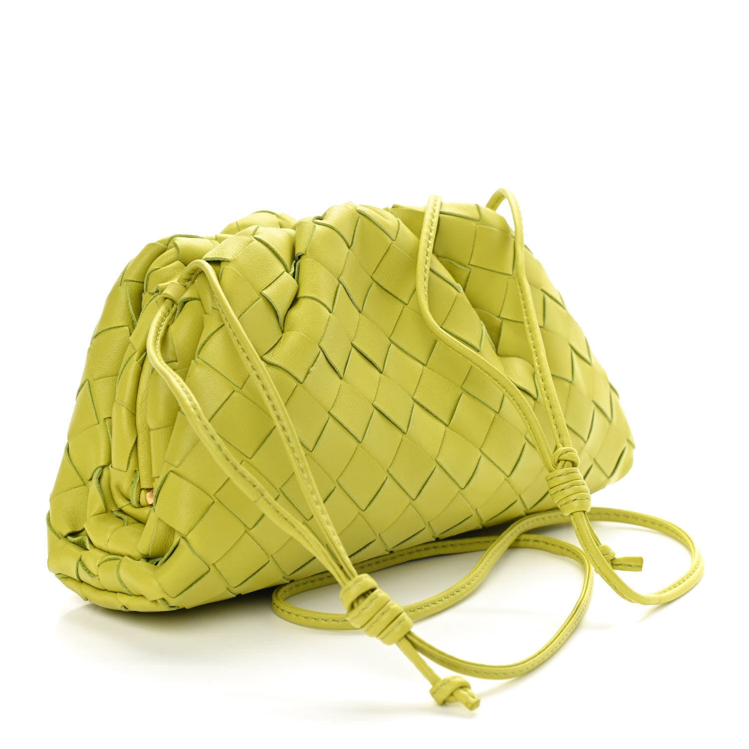 Bottega Veneta Nappa Intrecciato The Mini Pouch Kiwi 3 of 9