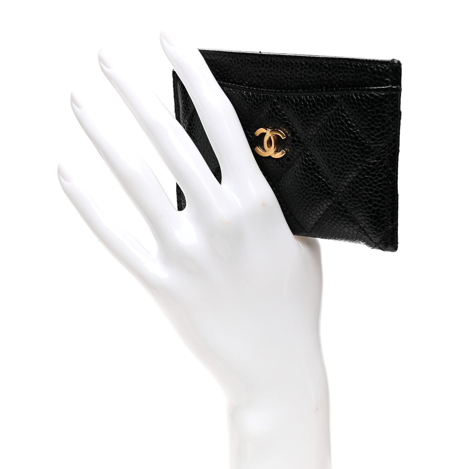 Chanel Caviar Quilted Card Holder Black 2 of 9