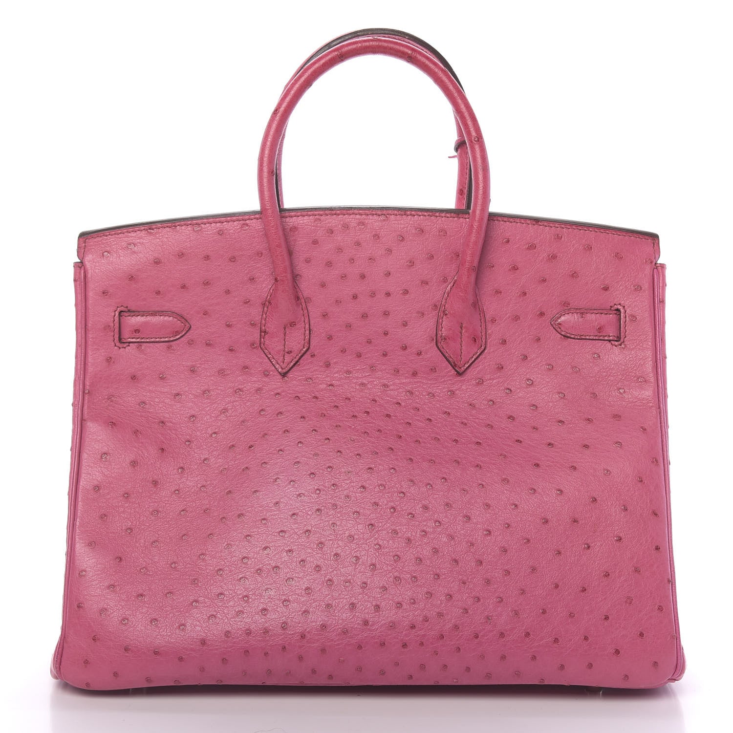 Hermes Ostrich Birkin 35 Fuchsia 4 of 36