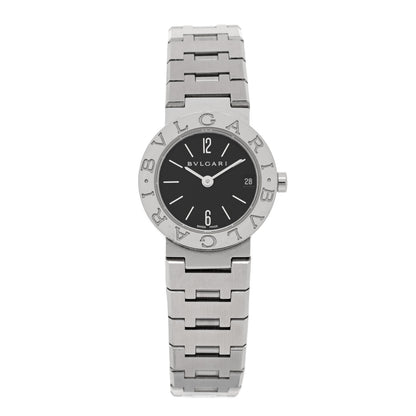 Bulgari Stainless Steel 23mm Quartz Watch Black 1 of 4