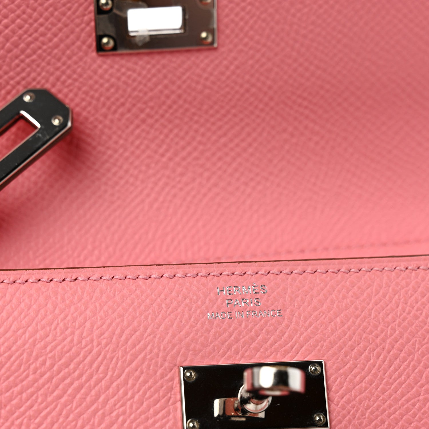 Hermes Epsom Medium Kelly Wallet Rose Confetti 6 of 12
