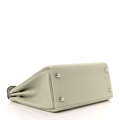 Hermes Togo Kelly Retourne 25 Gris Neve 4 of 11