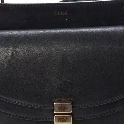 Chloe Calfskin Mini Georgia Crossbody Bag Black 10 of 16