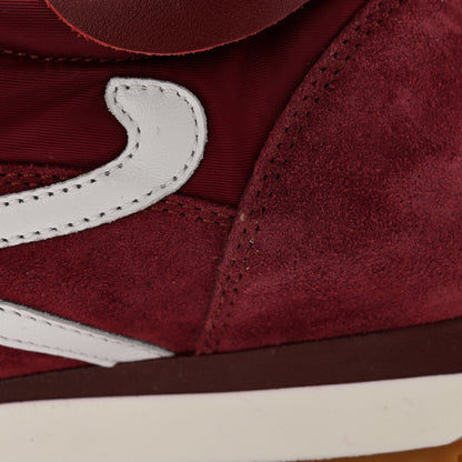 Loewe Nylon Suede Flow Runners Sneakers 41 Burgundy White 10 of 10