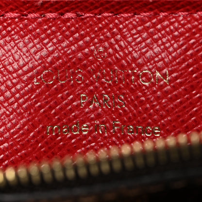 Louis Vuitton Damier Ebene Recto Verso Card Holder Red 5 of 7