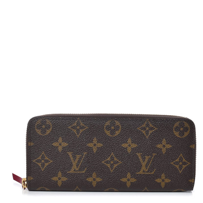 Louis Vuitton Monogram Clemence Wallet Fuchsia 1 of 8