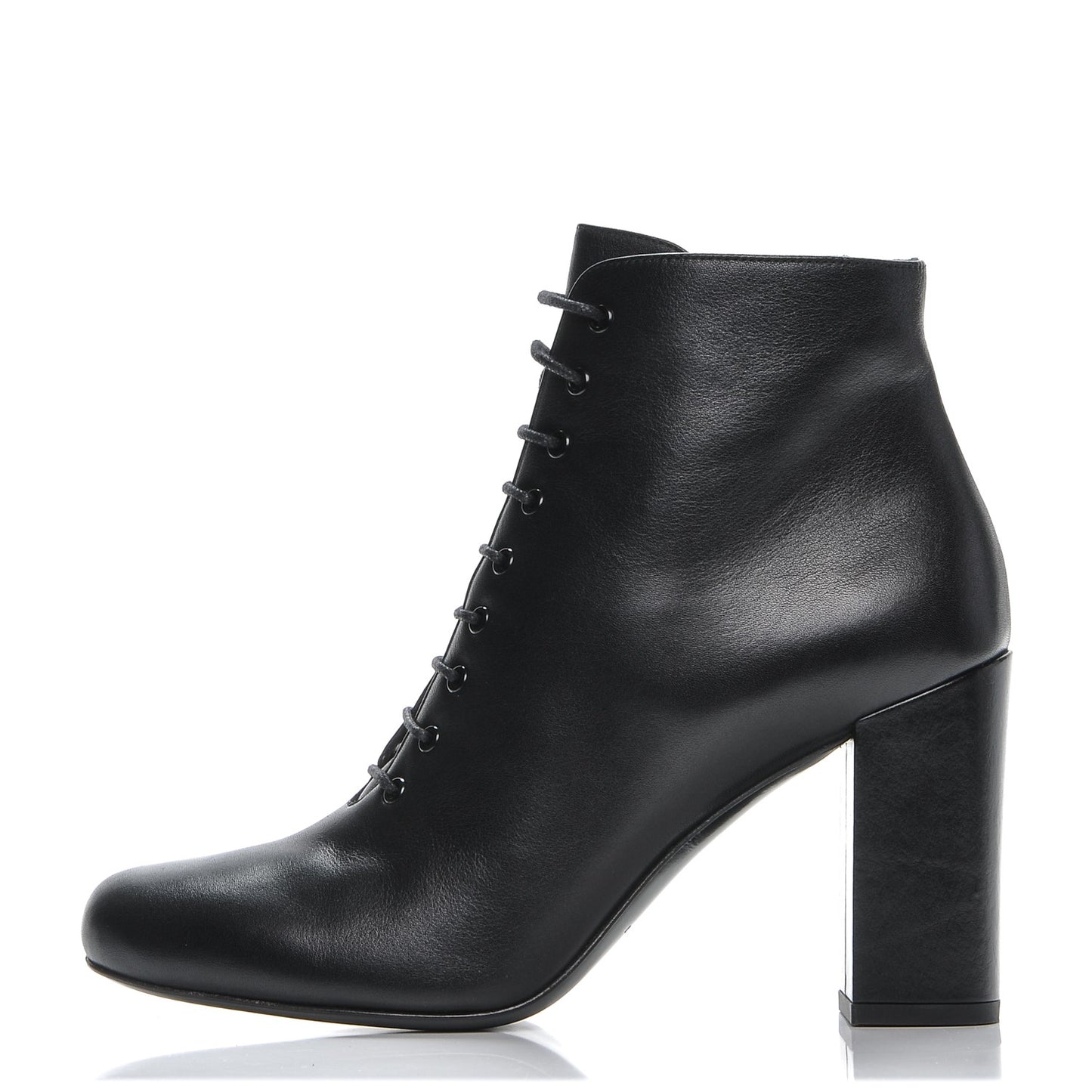 Smooth Calfskin Babies 90 Ankle Boots 39 Black