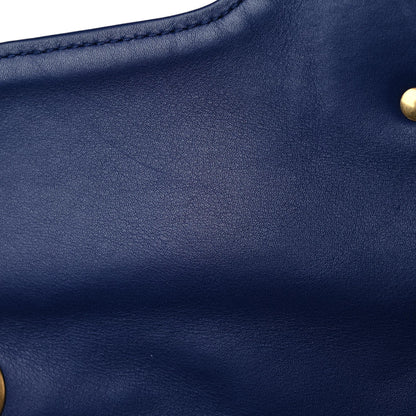Gucci Velvet Matelasse Medium GG Marmont Shoulder Bag Cobalt Blue 15 of 15