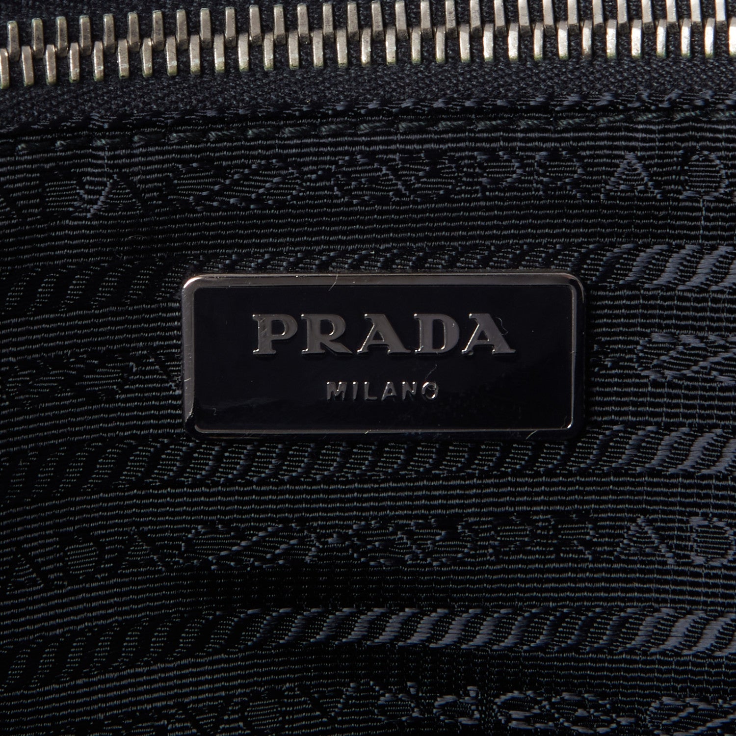 Prada Tessuto Nylon Spazzolato Tote Black 8 of 8