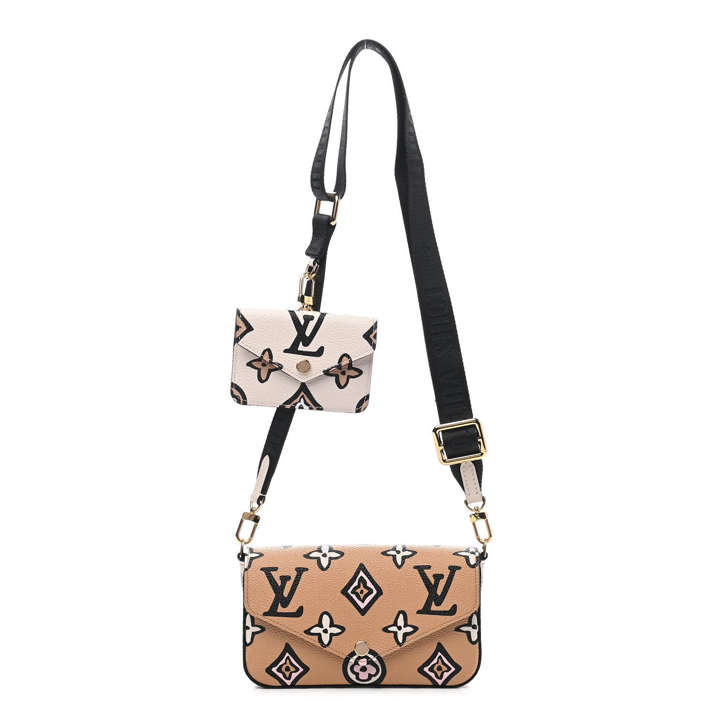 Monogram Wild At Heart Felicie Strap & Go Arizona Creme