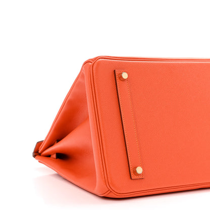 Hermes Epsom Birkin 35 Orange 9 of 10