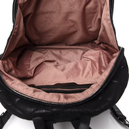 Stella McCartney Shaggy Deer Quilted Falabella Backpack Black 4 of 9