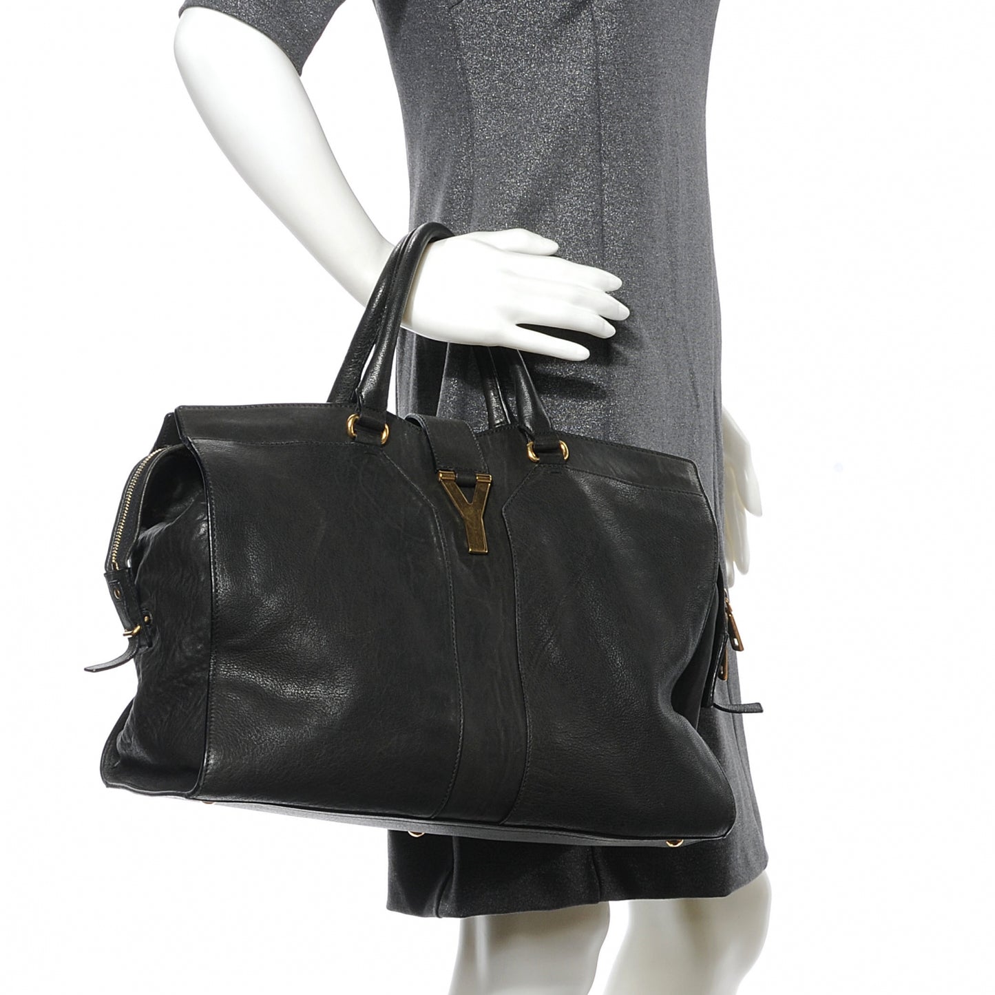 Leather Large Cabas Chyc Black