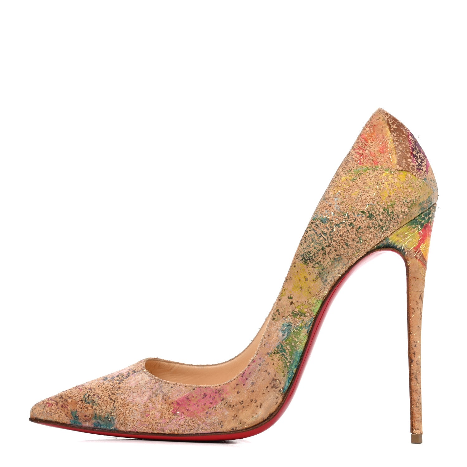Christian Louboutin Cork Bloom Print So Kate 120 Pumps 41 Multicolor 1 of 4